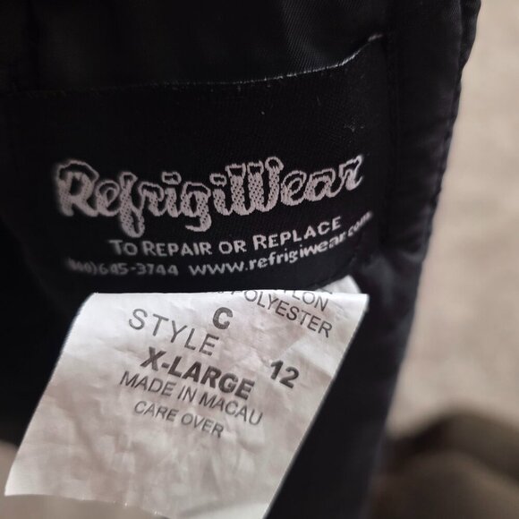 Refrigiwear Jacket Mens XL Blue Vest Sleeveless Nylon Insulated Thermal NWOT - Picture 4 of 5